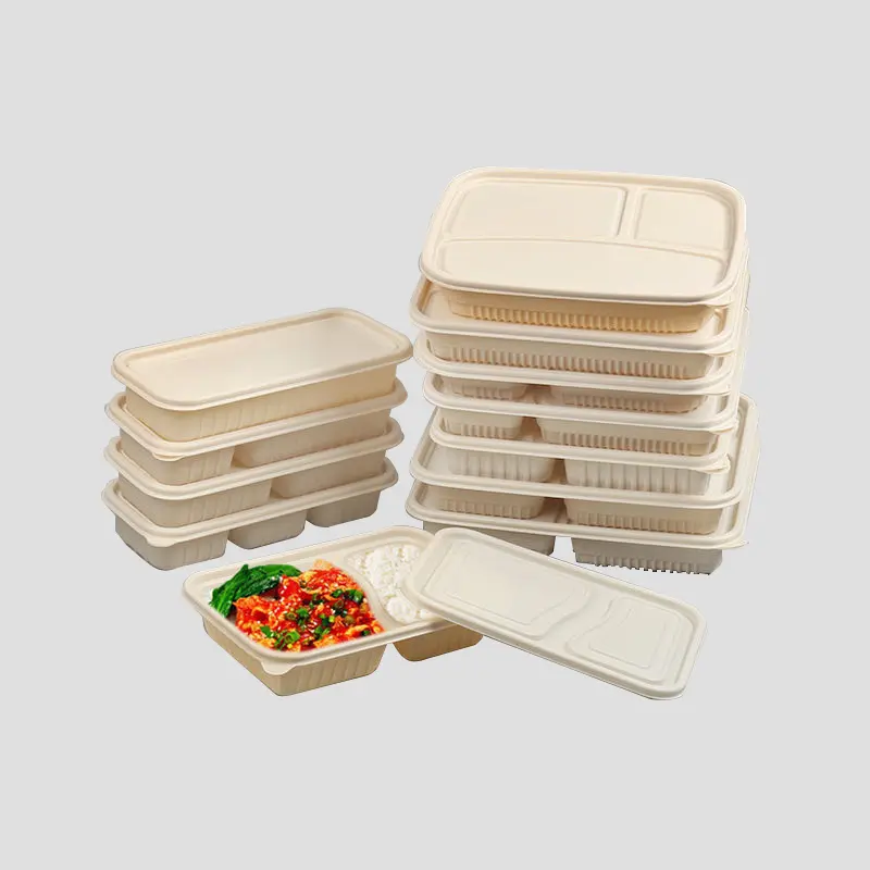 Compostable Cornstarch Takeaway Container with Lid - Eco-Friendly 4-Compartment Box (5).jpg