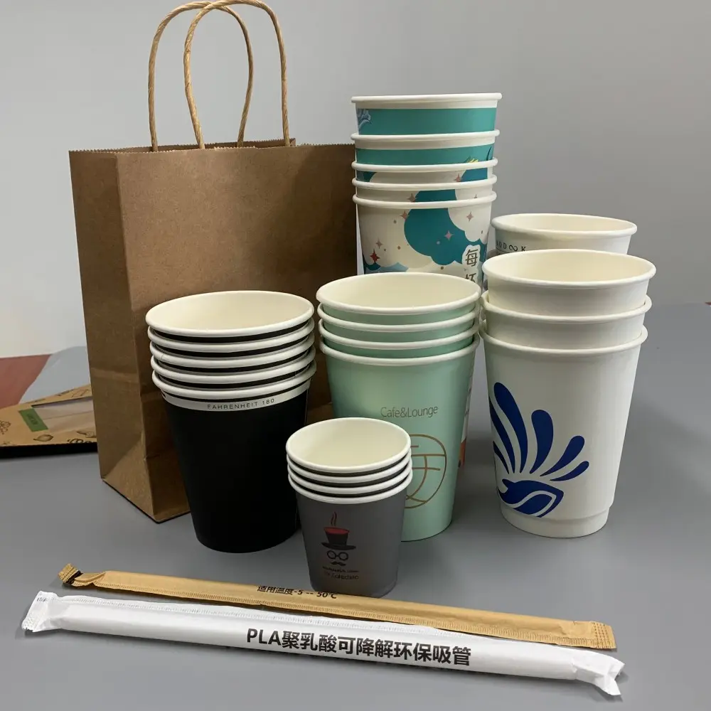 24oz Custom Printed Disposable Paper Cups – Enhance Your Brand with Personalized Cups