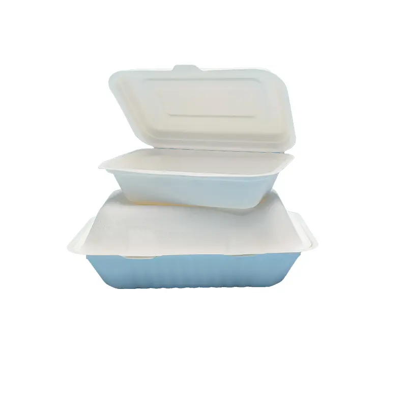 963bagasse clamshell disposable tableware for food packaging (4).jpg