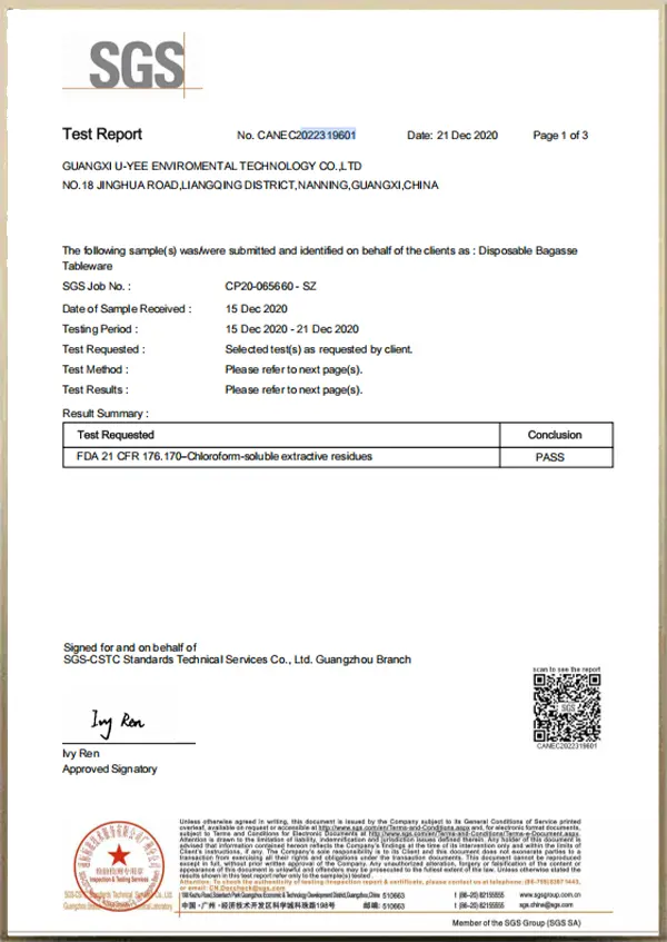 OUR CERTIFICATE (5)