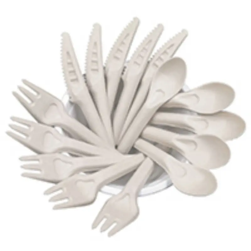 100% Bagasse Biodegradable & Compostable Cutlery – Knives, Forks, Spoons (6).jpg