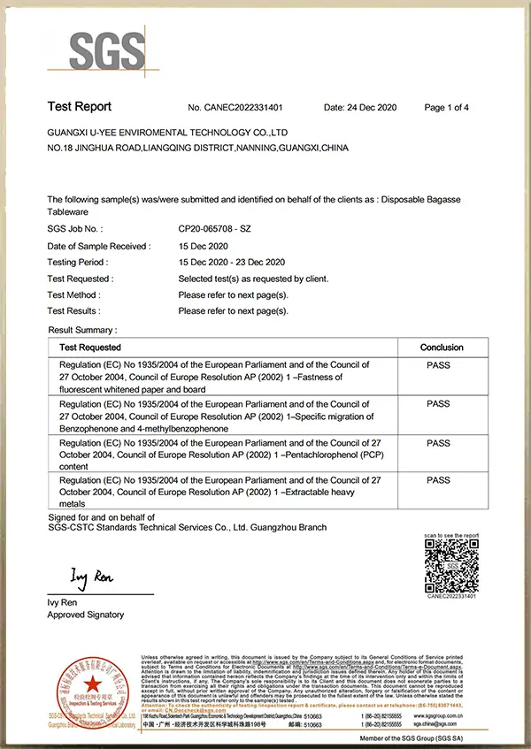 OUR CERTIFICATE (4)