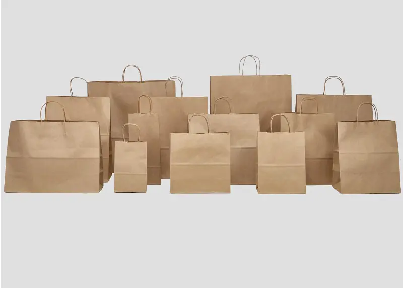 100% Recycled Kraft Eco-Friendly Shopping Bags (1)
