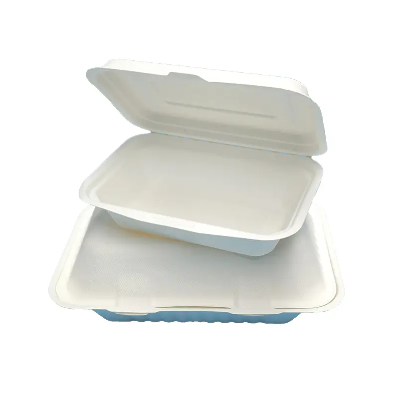 963bagasse clamshell disposable tableware for food packaging (3).jpg