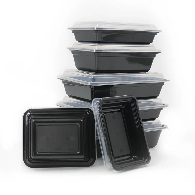 Rectangular Plastic Disposable Food Containers for Takeout, Catering, and Home Use (5).jpg