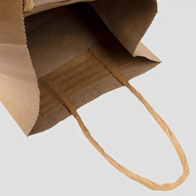 100% Recycled Kraft Eco-Friendly Shopping Bags (4)